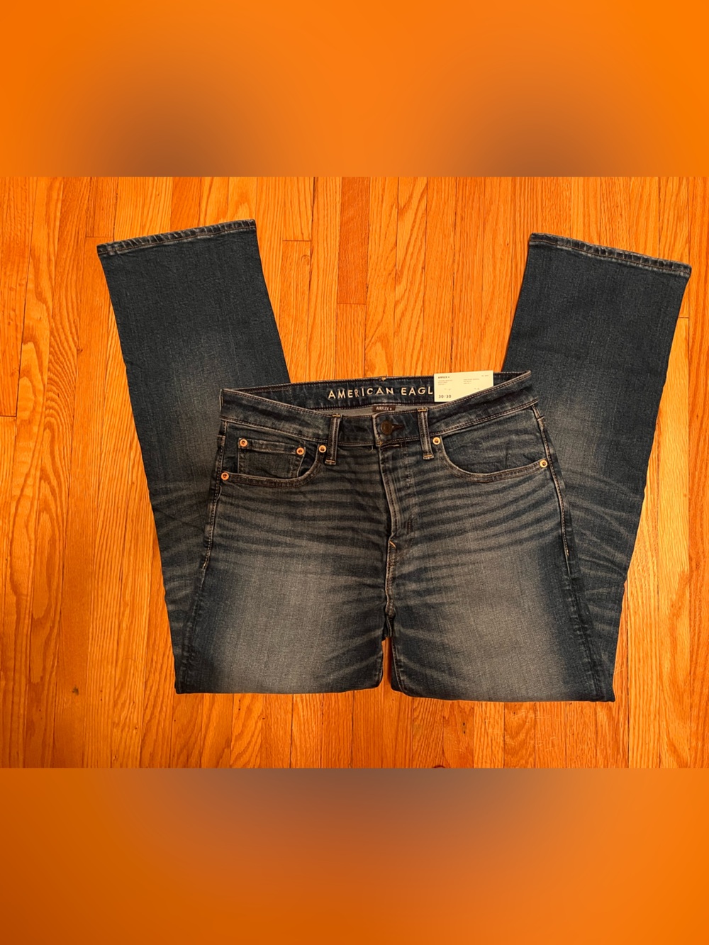 American Eagle Airflex+ original bootcut 30x30 Blue Street